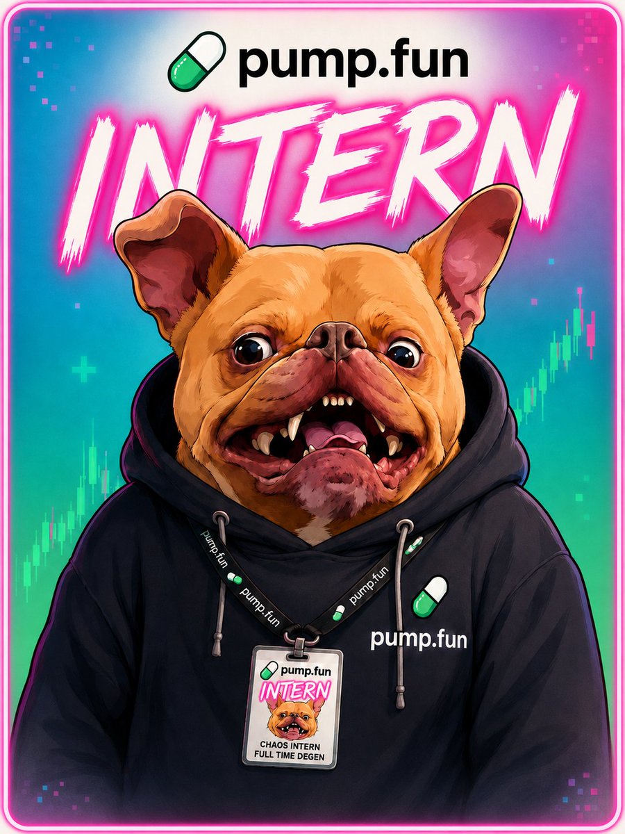 Slickdotsol's tweet photo. Wat da "dog intern" doin'?

Cate is a forced narrative with zero virality, ivy the short spine queen has a proven audience w/ over a quarter billion likes on tiktok 

the real head honcho of the trenches, doggo style

Accepting intern positions ✅ @Pumpfun https://t.co/16vng4rKEh