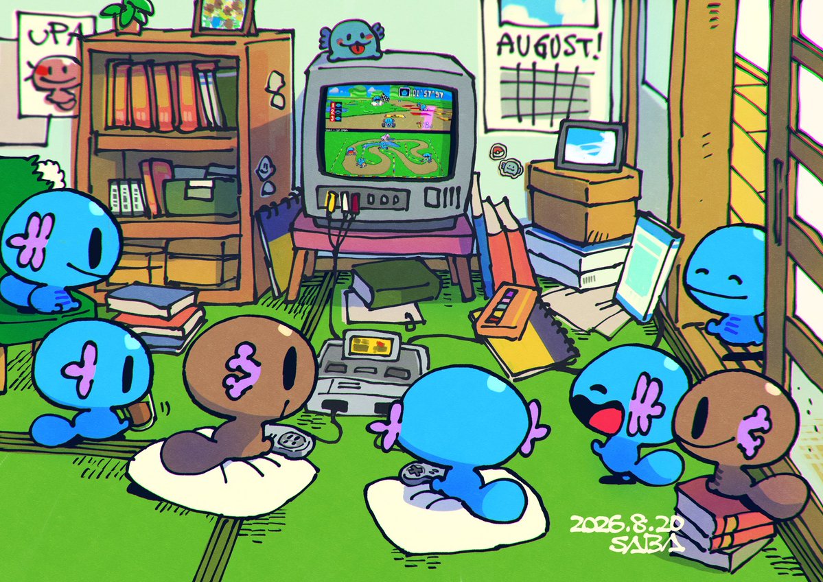 zakochirashi's tweet photo. 2394:woop kart!!📺🎮

#1日1ウパー https://t.co/dsHZW5ZkRz