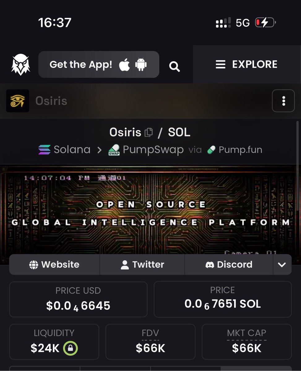 _TWYST's tweet photo. I bought some $Osiris 

one of the most underrated techs building on Solana right now.

2nZNHm3Lr9umG3DVrzYwHgktwkuKuJRXqqRqs3ewpump https://t.co/FjkAPfTMSu
