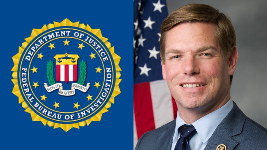 ResisttheMS's tweet photo. The FBI confronted former Rep. Eric Swalwell at a California airport and seized his electronic devices.

Agents also searched his Washington, DC, home as part of a federal investigation, NYP reports. https://t.co/HXnziVy1fw