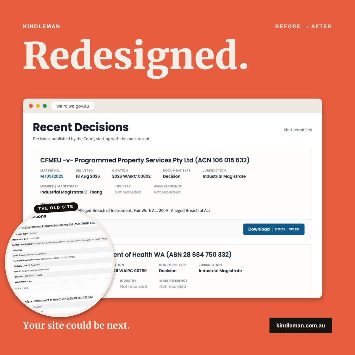 Kindleman's tweet photo. Web design  doesn't have to mean a tearing up the whole thing. Good progress can be  made by improving small important parts of older sites with a more  modern #design approach. 

#marginalgains #webdesign #revamp https://t.co/XXkYjnCIG7