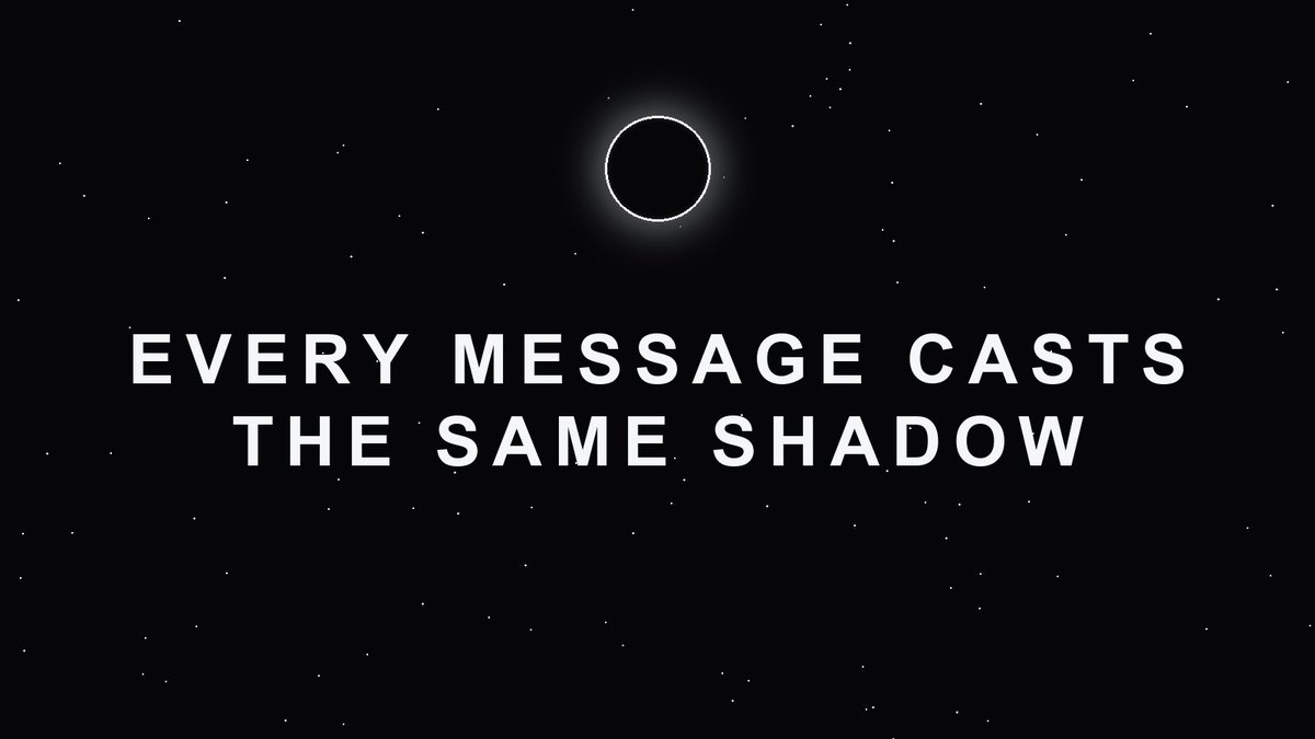 UmbraMessenger's tweet photo. every message casts the same shadow. yours is indistinguishable from the rest. that's the point. 🌑 https://t.co/ICT9uD3EoG