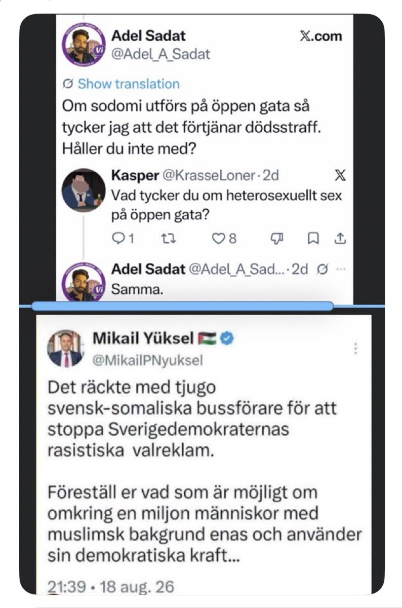 EkbergMats1's tweet photo. Nej det är ni inte.
Människor i gemen tycker inte så här även om du tror det.
👇🏻 https://t.co/sVQ6Boxw9R