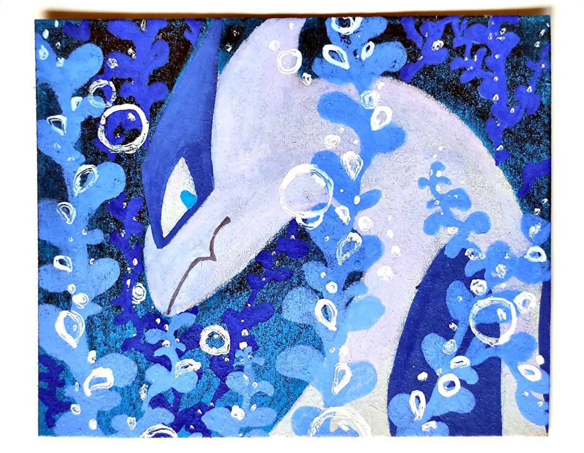 realbigtigers's tweet photo. acrylic markers on scrap cardboard... still prefer pastels https://t.co/AiNIF6hmgA