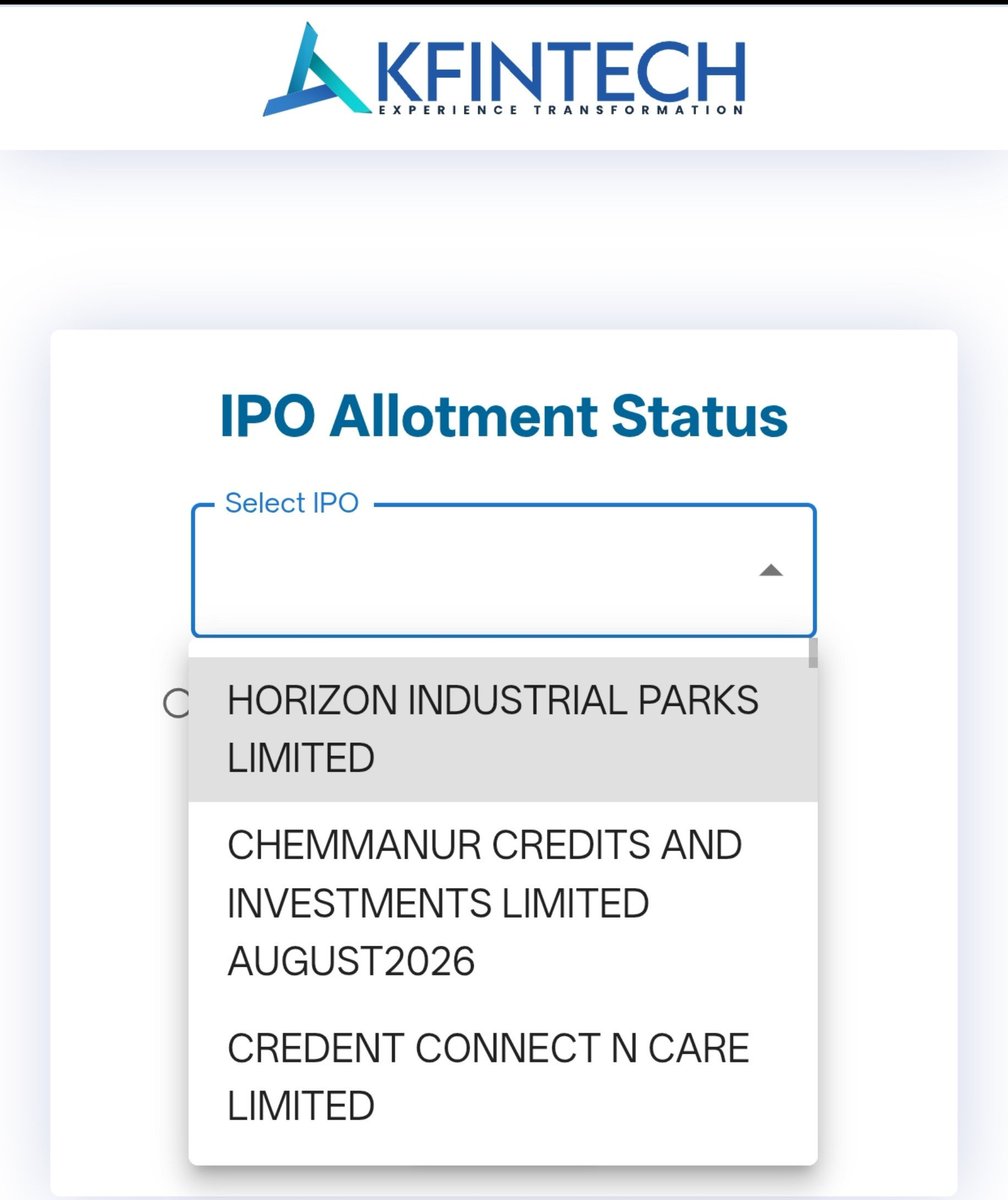 PankajIPOIndia's tweet photo. HORIZON INDUSTRIAL PARKS LTD IPO ALLOTMENT OUT !!

LINK - https://t.co/baSM1qhI61

GMP :- 3.75

Congratulations to All Allottees . Hope For Good Listing . https://t.co/ZWhd29FcI5