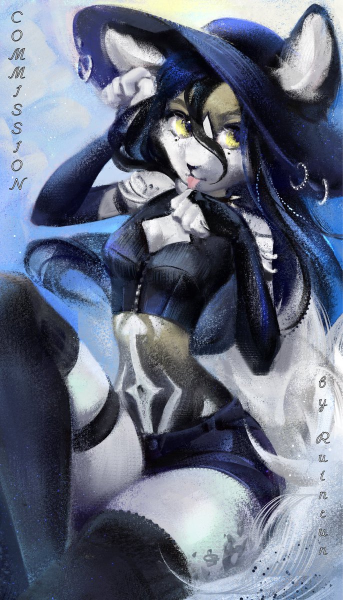 ruinrunya's tweet photo. @zaharabhi This is the only furry art I've done :D For September, I got commissioned to draw a gyaru parrot girl https://t.co/j1yJrUvUDq
