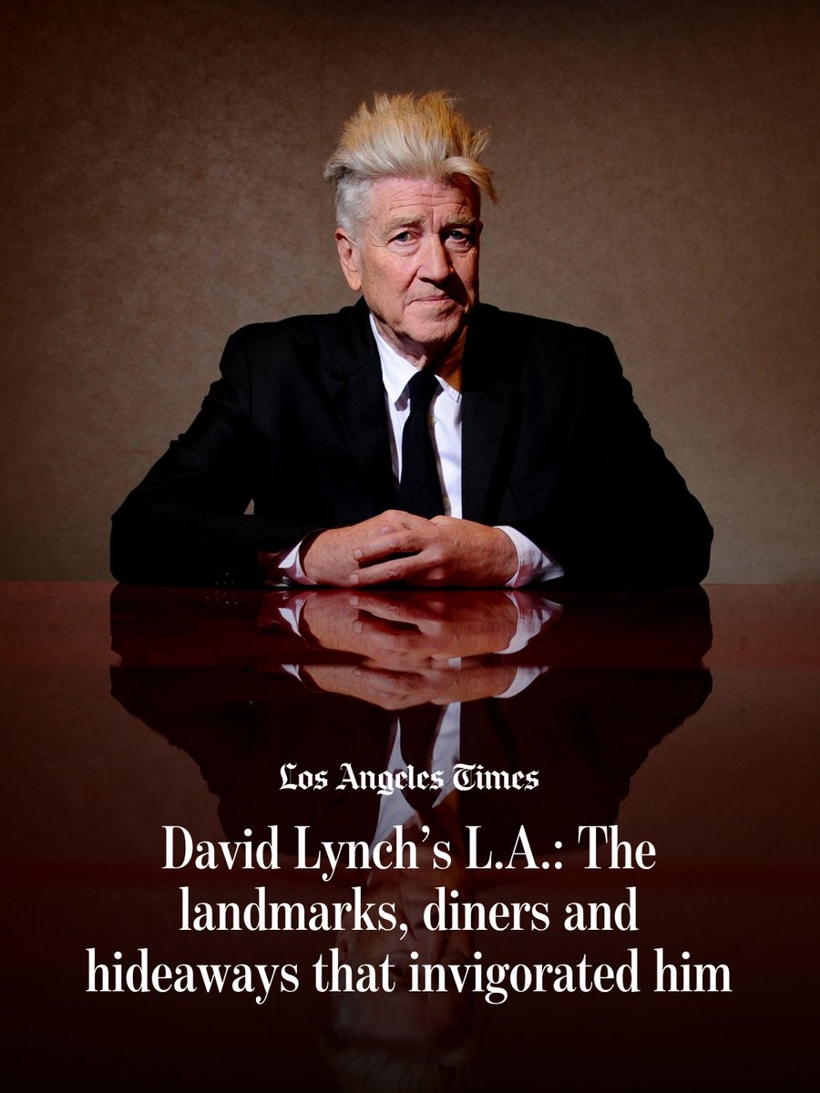 latimes's tweet photo. Much like L.A., the artistic legacy of David Lynch is difficult to encapsulate — trying to describe his work is like attempting to explain a dream. His films so strongly defied categorization that they necessitated an eponymous term: Lynchian. https://t.co/Qnz3wUwtdW https://t.co/nYaJAJipFr