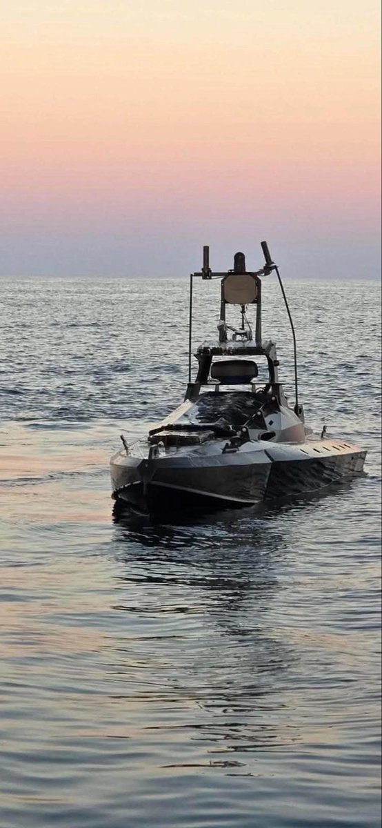 sentdefender's tweet photo. Two F-16AM Fighting Falcons with the Romanian Air Force were scrambled early Thursday to investigate an unidentified naval surface drone spotted near the Neptun Deep Project, a major European offshore natural gas field off the coast of Romania in the Black Sea. 

On approach, the drone - believed to be of Russian origin - was determined to be an active threat, with one of the F-16s using its M61A1 Vulcan Six-Barrel Gatling Gun to target and destroy the explosive-laden surface drone, roughly 80NM east of the Romanian Black Sea coastal city of Constanța.

Romanian President Nicușor Dan blamed the incident on Russia, stating in a post online: “I strongly condemn the intensification of these types of irresponsible incidents on the part of the Russian Federation.” While European Commission President Ursula von der Leyen described it as part of an “escalating campaign of threats” against the European Union.