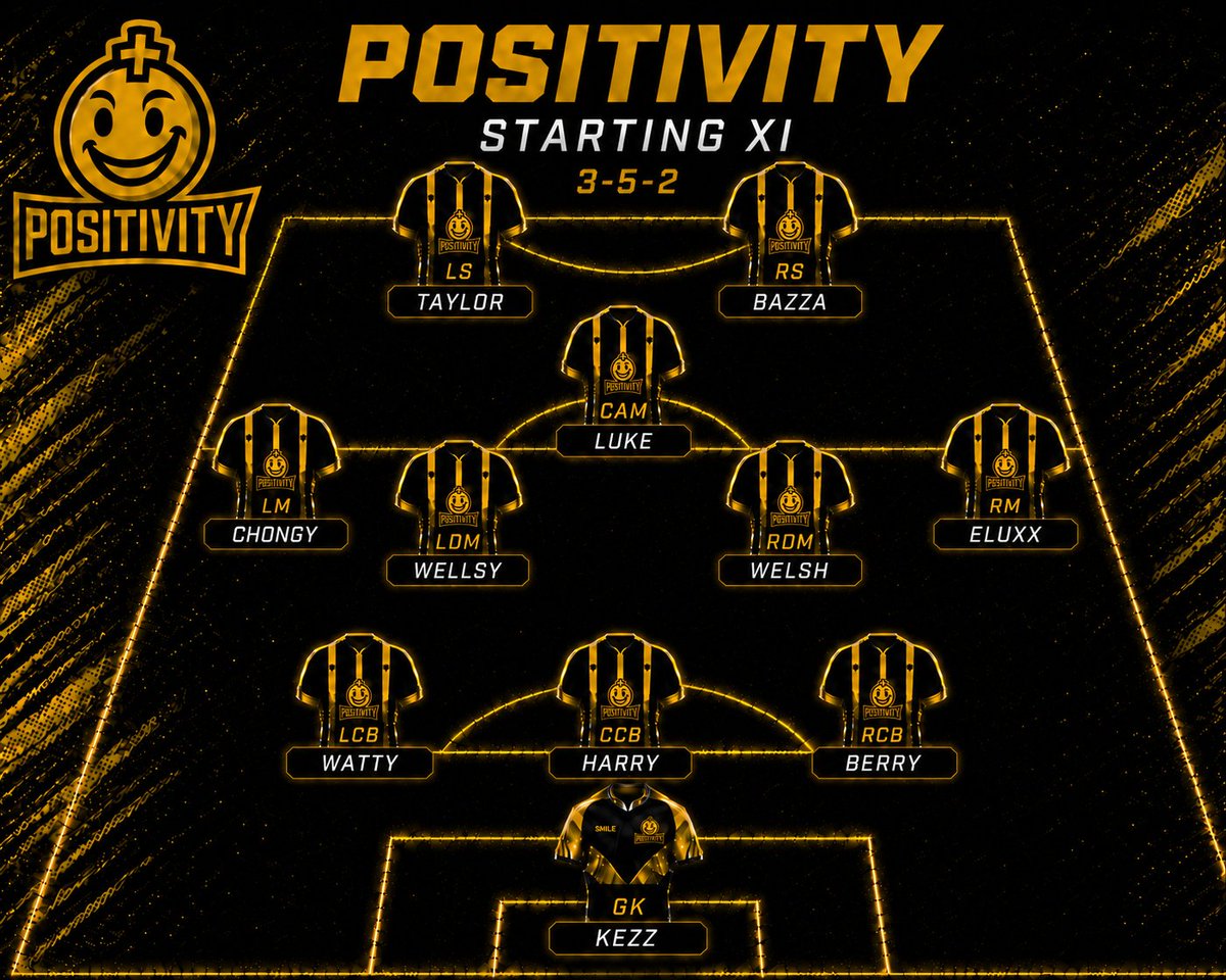 PositivityVPG's tweet photo. Game day 9 fixtures

🇬🇧 7:30pm v @ClarityCastilla
🇬🇧 7:50pm v @UnityEsportsGG
🇬🇧 8:20pm v @LRFIFA_
🇪🇺 8:40pm v @LRFIFA_
🇪🇺 9:00pm v @LegacyElevenFC
🇪🇺 9:20pm v @ImperioVPG

Good luck to all involved👊

@OfficialVPG 

Line up⬇️ https://t.co/cNNMVJDfJl