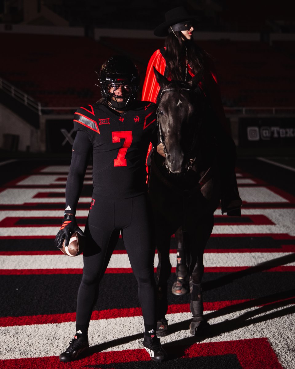TexasTechFB's tweet photo. The @PatrickMahomes "Let's Ride" uniform 🐴

Debuting 9•18•26

#WreckEm x @adidasFballUS https://t.co/g3aM4pPrlU