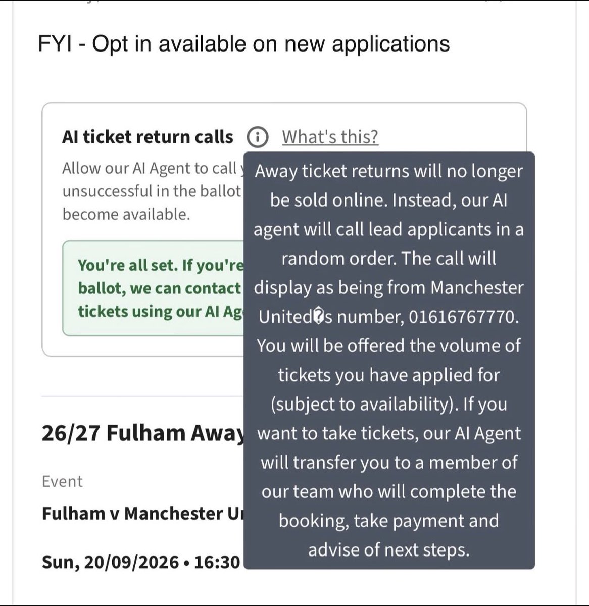 CansAndBansV12's tweet photo. No returns on the website anymore. AI will call you with returns - you have to opt in. 

Games gone lads https://t.co/lXpKrMhCZ0