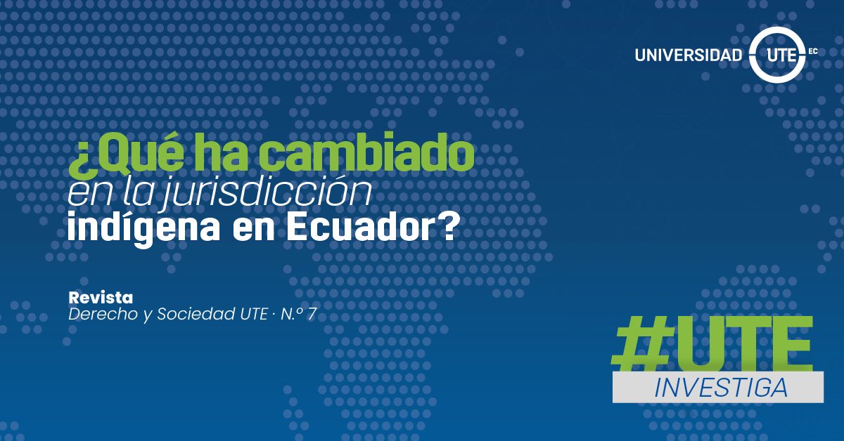UTEoficial's tweet photo. ¿Qué ha cambiado en la jurisdicción indígena en Ecuador?

A partir del análisis de 20 decisiones de la Corte Constitucional emitidas entre 2014 y 2026, la investigación identifica dos tendencias en la jurisprudencia: el desarrollo de garantías individuales para las personas indígenas y criterios que restringen el ámbito de actuación de las autoridades comunitarias.

¿Cómo se relacionan ambas tendencias y qué implicaciones tienen para la jurisdicción indígena en Ecuador?

Jeaneth del Pilar Pérez aborda esta cuestión en el artículo “Jurisdicción indígena y Corte Constitucional en Ecuador: la redefinición de sus límites materiales”, publicado en la Revista Derecho y Sociedad UTE · N.º 7.

📖 Conoce el análisis completo en el enlace: https://t.co/BhGNMac92j

#REDUTE | ¿Conoces a alguien a quien podría interesarle este artículo? Pásala a tu red.

#JusticiaIndígena #PluralismoJurídico #DerechosDeLosPueblos #Interculturalidad #SomosUTE