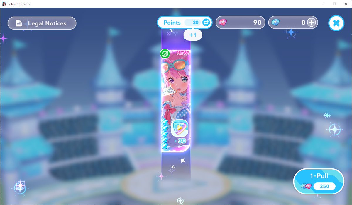 qishensim's tweet photo. Didn't have enough diamonds, had to single pull and it worked out.  😇
#holodori
#ホロドリ https://t.co/PxEucBOA0g