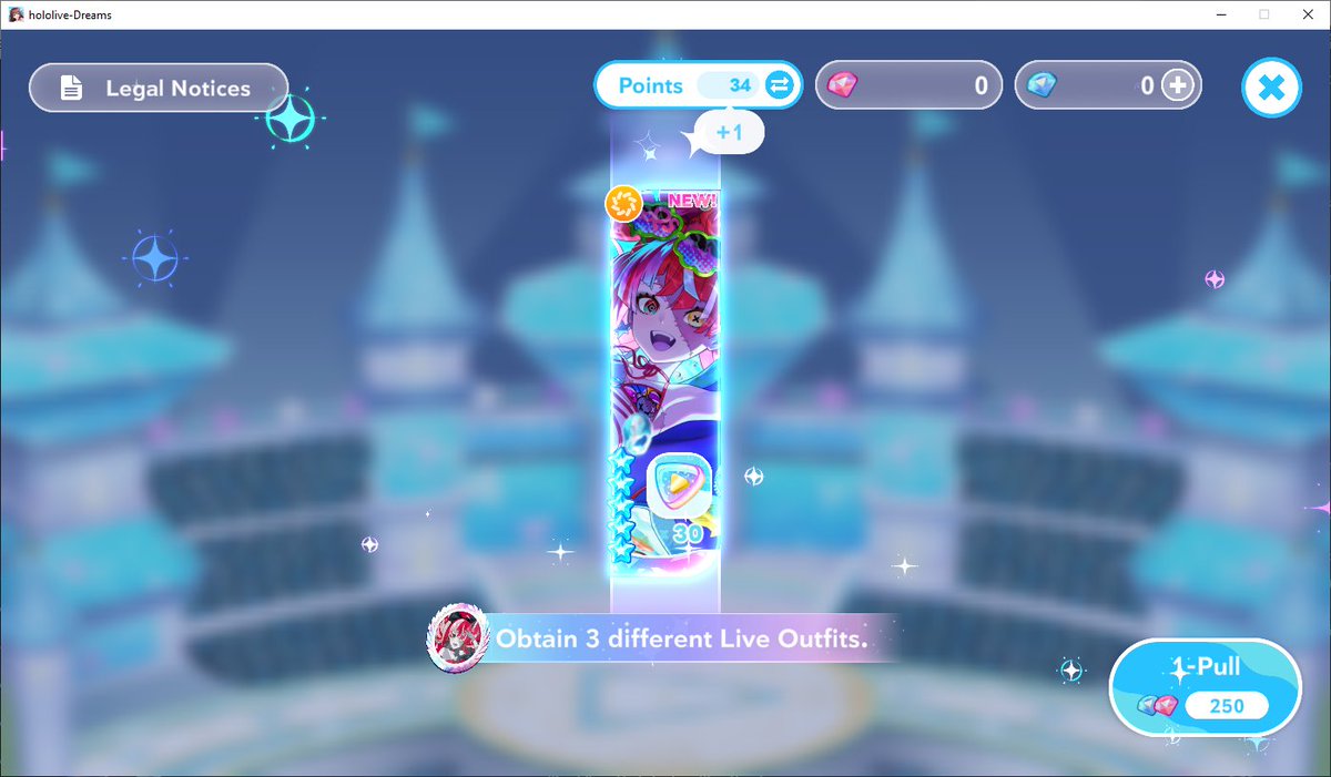 qishensim's tweet photo. Didn't have enough diamonds, had to single pull and it worked out.  😇
#holodori
#ホロドリ https://t.co/PxEucBOA0g