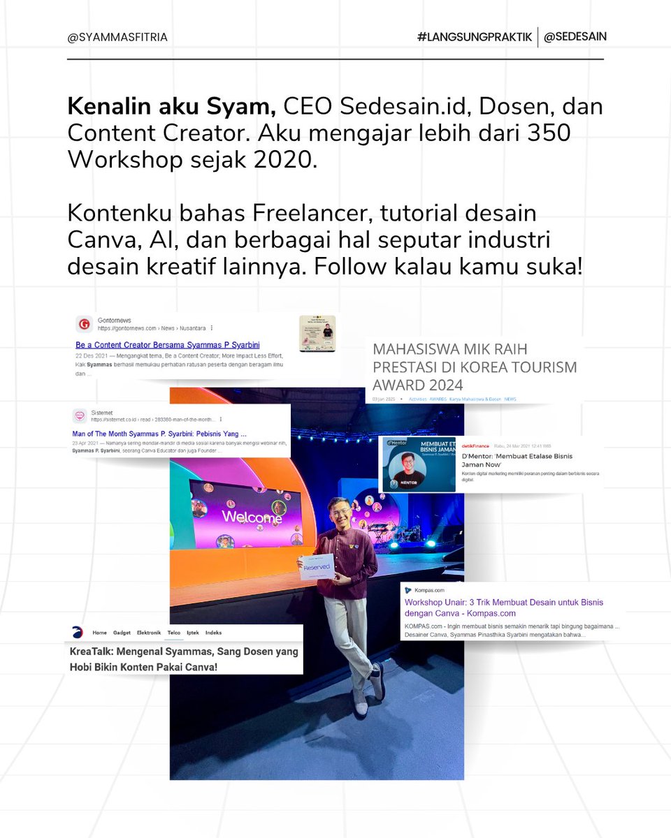 syammasfitria's tweet photo. @canva @CanvaIndonesia Save dulu buat referensi desain Maulid nanti. Follow juga @syammasfitria dan @sedesain.id biar ngga ketinggalan tips, trik, desain lainnya.
#TipsDesain #font #maulidnabi https://t.co/J6SkF1sCBr