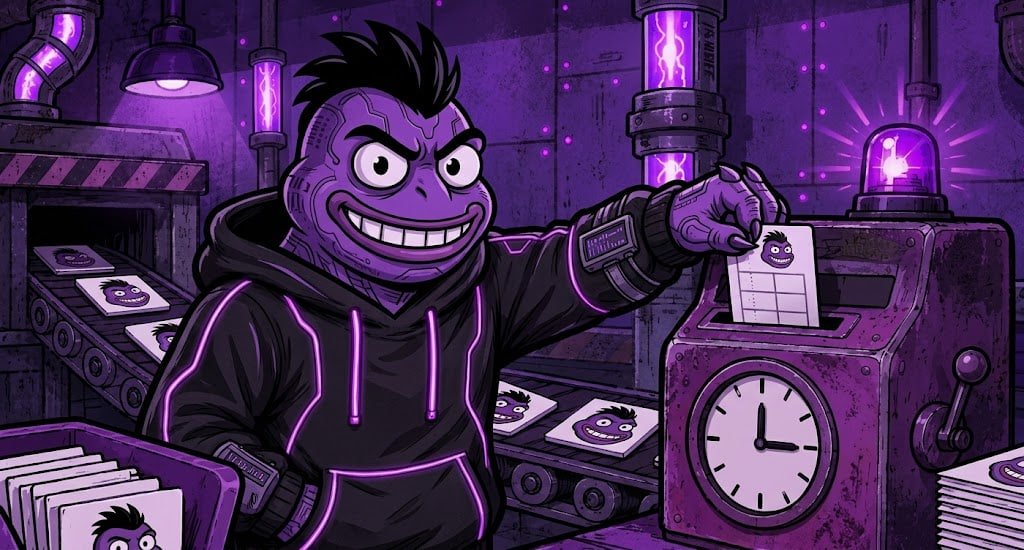 PUGGCommunity's tweet photo. Even in the cyberpunk lab, the hustle never stops for $PUGG. 💜⚡️ Clocking in before the next moon shot! 🚀

#PUGG #Crypto #Altcoins #Bullish #MemeCoin https://t.co/RHDE17SKYw