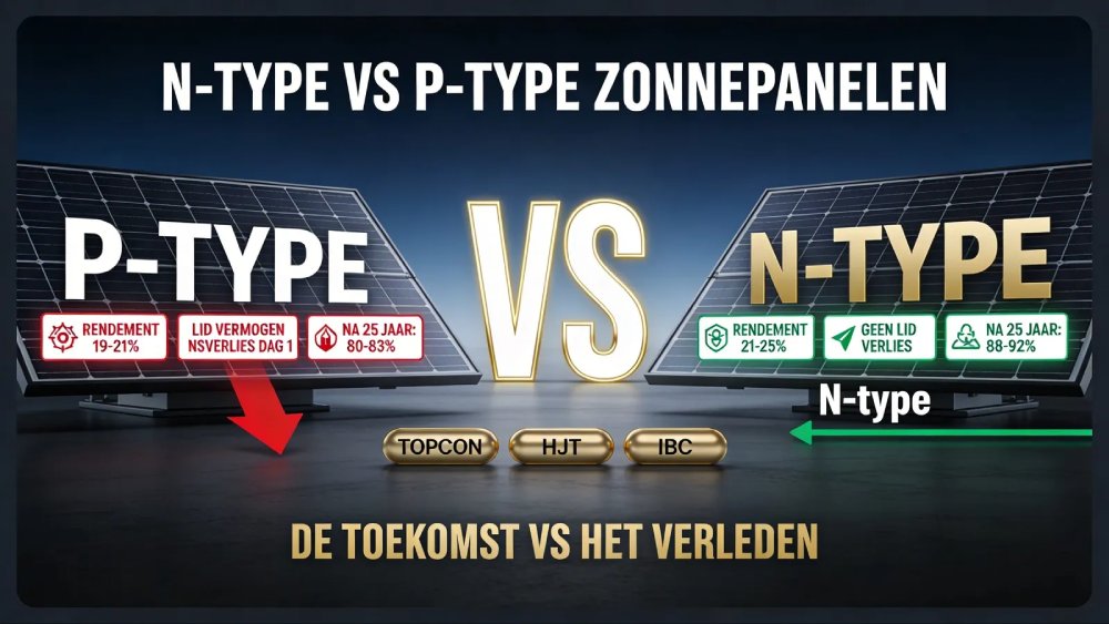 VendelWill88635's tweet photo. ⚡ N-type vs P-type zonnepanelen: het verschil dat je rendement maakt of breekt https://t.co/HX6ifFX8jb #Zonnepanelen #NType #PType #TOPCon #ZonneEnergie https://t.co/x3R8WEJ9Vh