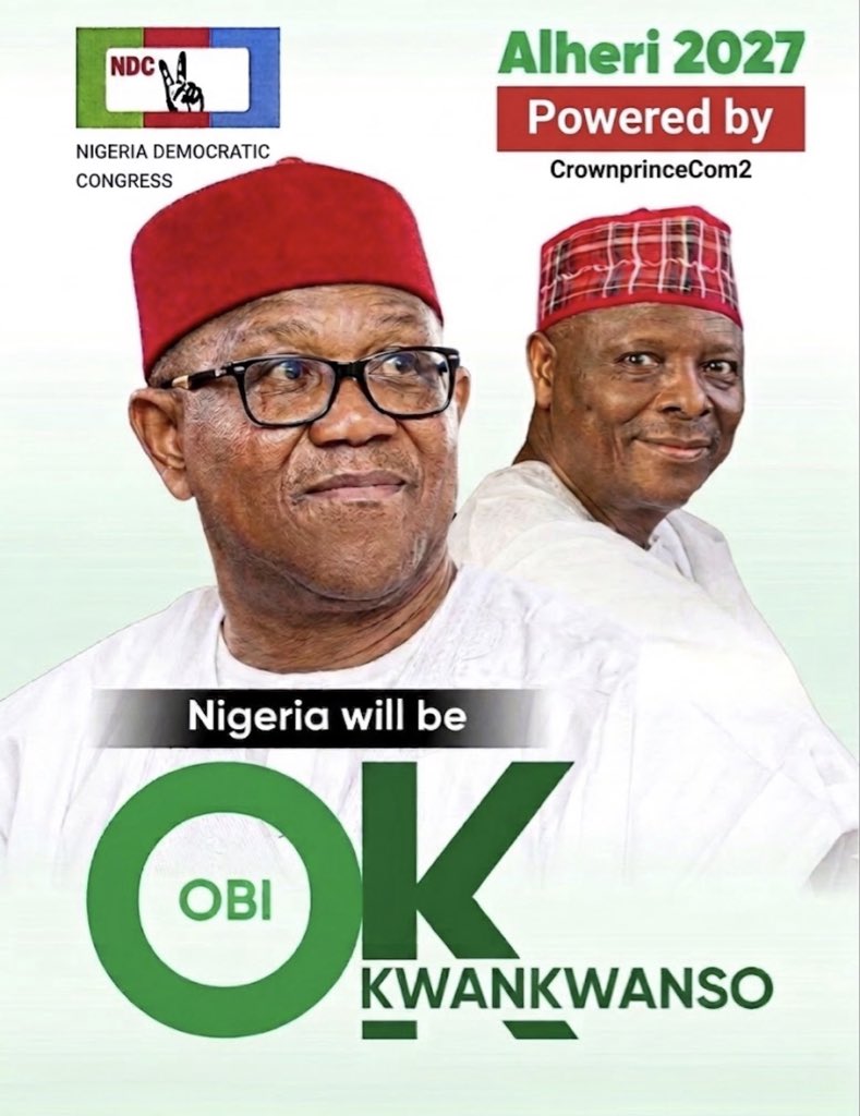 CrownprinceCom2's tweet photo. If you are VOTING for Peter Obi and Kwanwaso in 2027, Just repost aggressively ✅ https://t.co/gqIVzj4aFA