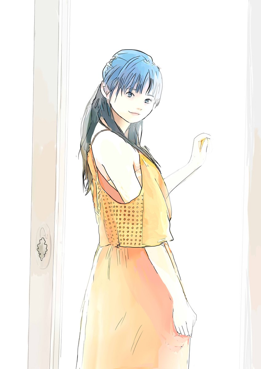 SAI60115133's tweet photo. 陽光 | SAI60 #pixiv https://t.co/B9J6G6n3Mo 
＃イラスト練習中　＃絵描きさんと繋がりたい
手直し https://t.co/wxjYACzCS0