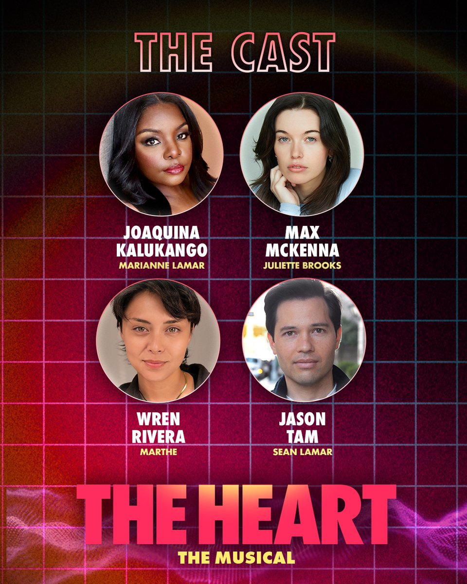roundaboutnyc's tweet photo. This cast makes our heart skip a beat. 

Introducing the company of THE HEART. Performances begin October 8. https://t.co/V6J9btxLZq