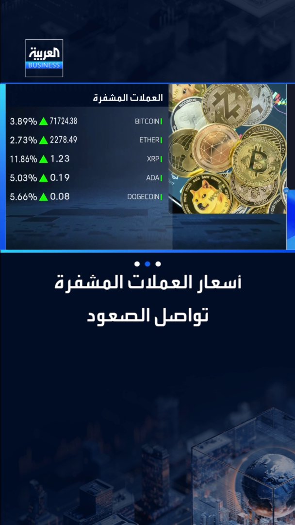تدخل وزارة الخزانة الأميركية في سوق السندات يدعم العملات المشفرة التي تستمر بالارتفاع _Business 
