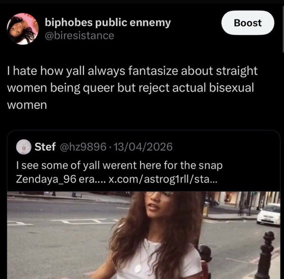 biresistance's tweet photo. Every straight woman is queer before bisexual women. https://t.co/RAViCbvGSY