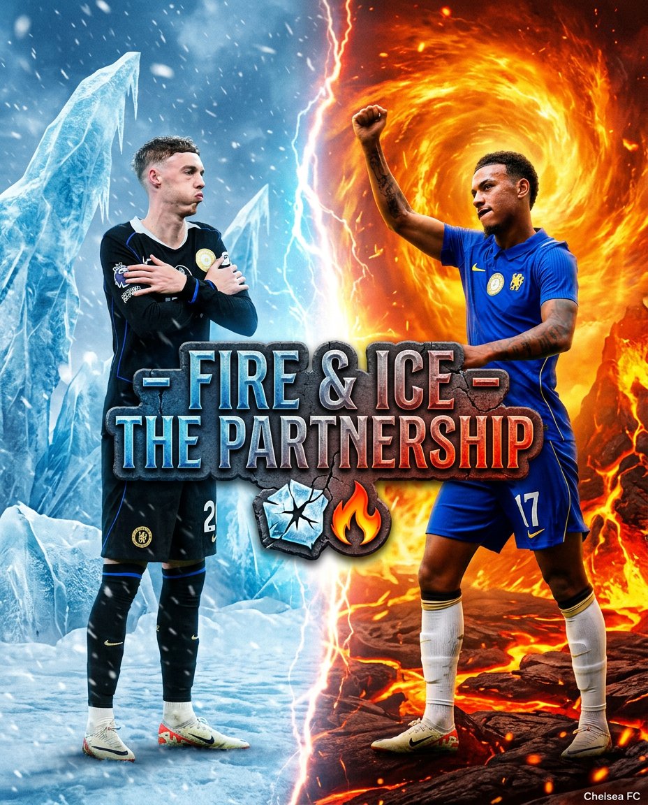ColdBlueTruth's tweet photo. Palmer: Flair, creativity, a tactical number ten. World Cup missed. Point proven. Redemption starts Monday.
Rogers: Direct, executes, shoots before overthinking. £117M overpaid for him. Might be what Palmer needs beside him.
Fire and Ice. Let's see it.

#Palmer #Rogers #ChelseaFC https://t.co/1RIA0407m0