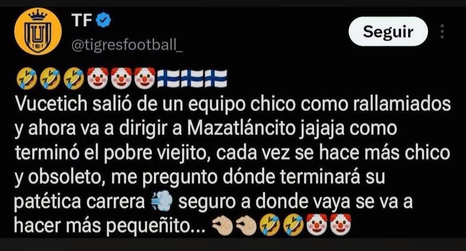 KekoOntiveros's tweet photo. Siempre hay un Twitt de la raza de Tigres https://t.co/AXuRjAzpvP