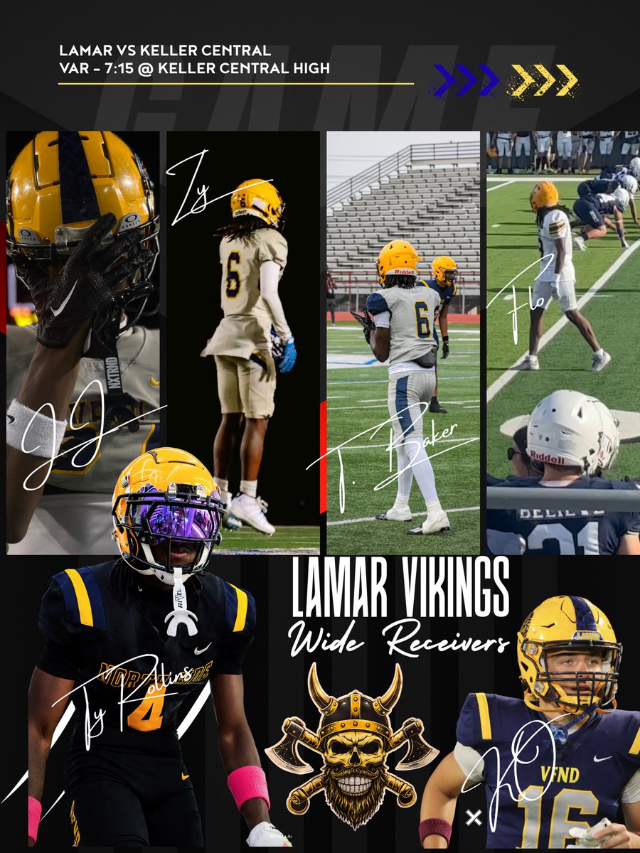 zay_underrated6's tweet photo. Today at Keller central Arlington lamar takes on Keller central at 7:00 pm @coach_najarro @CoachD1925 @Tyshawn_Rollins @lamarvikings @LHS_Recruit_APT @mandel_dixon @DylanViard @LoneStarPrepsTX @TXFBINSIDER https://t.co/je1LMgh9nh
