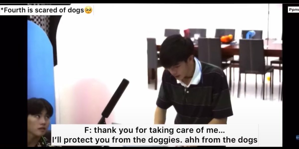 justalesky's tweet photo. Gemini said he’s not a romantic person, but does he remember that he’s allergic to dog fur, yet he still said he would protect Fourth from doggies because Fourth is afraid of dogs😭

THAT’S SO ROMANTIC, @gemini_ti 

#GeminiFourth #เจมีไนน์โฟร์ท  #Gemini_NT #Fourthnattawat https://t.co/ENugWCwi7k