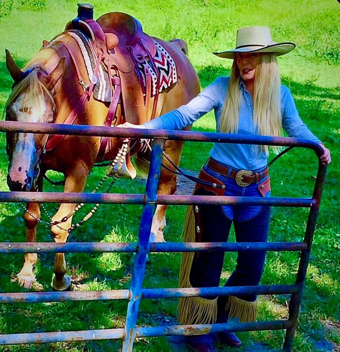 AndreaDavis007's tweet photo. Grok Imagine prompt:

Andrea &amp; Buckshot https://t.co/3bS6q7GejQ