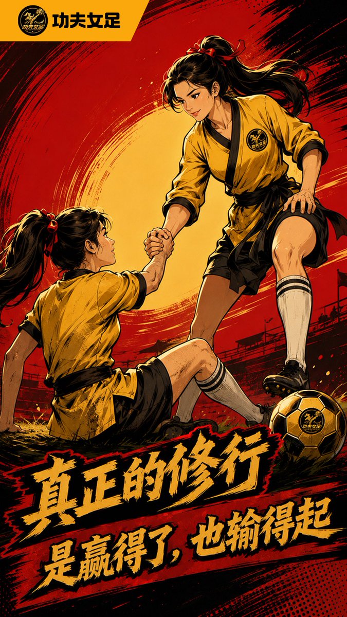 KungFuGirlsFC's tweet photo. 🥋⚽ 《功夫女足》｜真正的功夫，藏在每一天的坚持里。

市场每天都有新的声音，
但9527选择把注意力留给行动。

🔥 销毁计划持续推进
🔥 铁军共建持续扩散
🔥 IP文化持续传播
🔥 社区力量持续汇聚

一时的热度可以吸引目光，
持续的行动，才能留下共识。

不追一天的喧嚣，
只看一步一步留下的足迹。

时间沉淀价值，行动凝聚共识。

📄 BSC CA：
0x7122af246EBd72899268DcFa486d2E437A419527

🥋 功夫不止
⚽ 女足不退
🔥 9527，继续向前！

#功夫女足 #KungFuGirls #9527Club #BNBChain