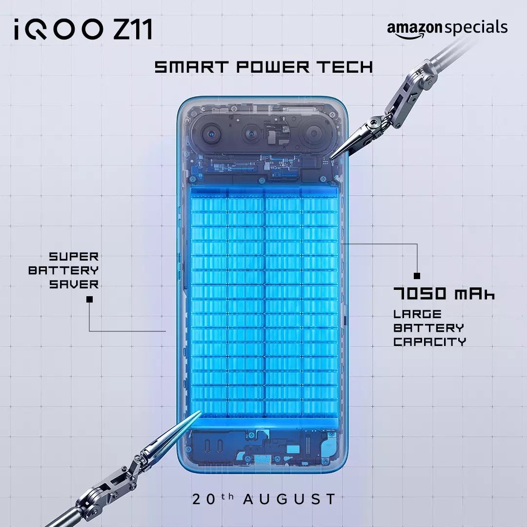 HasratSingh8's tweet photo. ⚡ Hype

The iQOO Z11 is finally here. 🔥

Dimensity 7500 Turbo
1.5K 144Hz AMOLED
7050mAh Battery
50MP Sony IMX882 OIS
IP68 + IP69

Not just a Z-series upgrade.
This one means business. 👀

#iQOOZ11 #PowerToWin https://t.co/UM6Zt2iadL