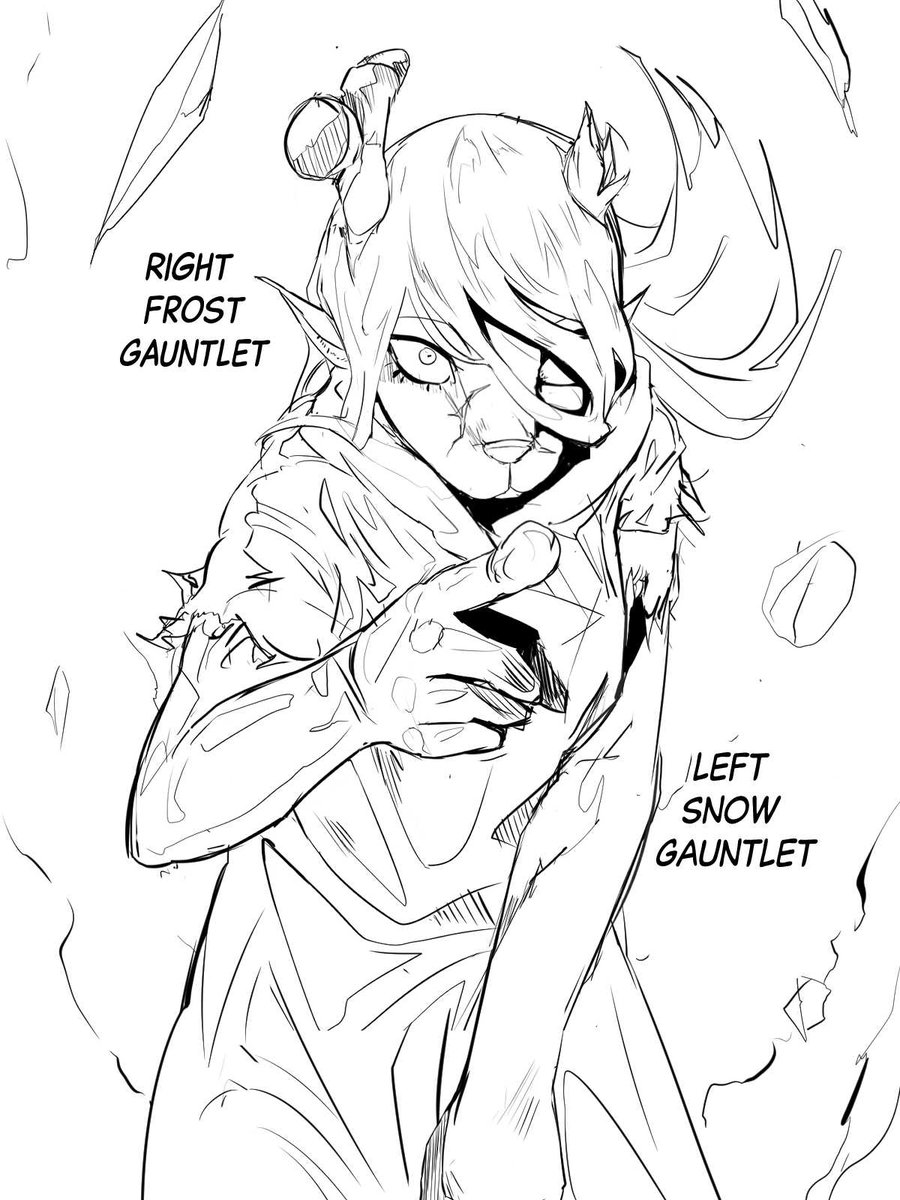 Ordin3578's tweet photo. #WIPㅤ #deltaruneㅤㅤㅤ Noelle vs The Roaring Knight Fanart. Will probably finish one day https://t.co/r00IycDzUl