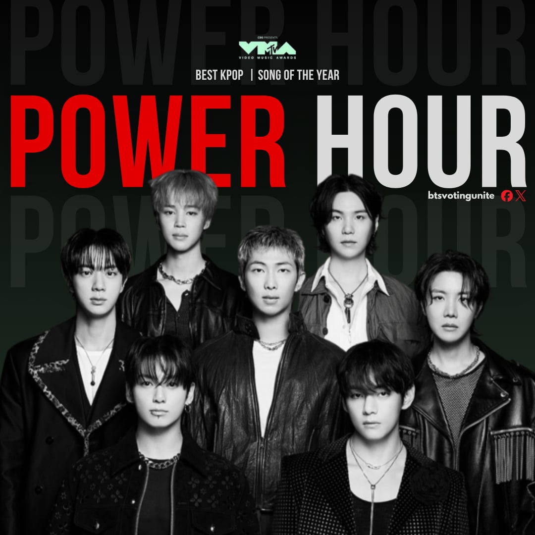 btsvotingunite's tweet photo. ☄️👨‍🚀 | #VMAs POWER HOUR!

Cast 20 votes using all your email accounts for #BTS on Best K-POP and Song of the Year 🏆. 

🌊: (https://t.co/EWFJx9BRyS)
🌊: (https://t.co/JVZrufghWP) https://t.co/BTvBa1Poem