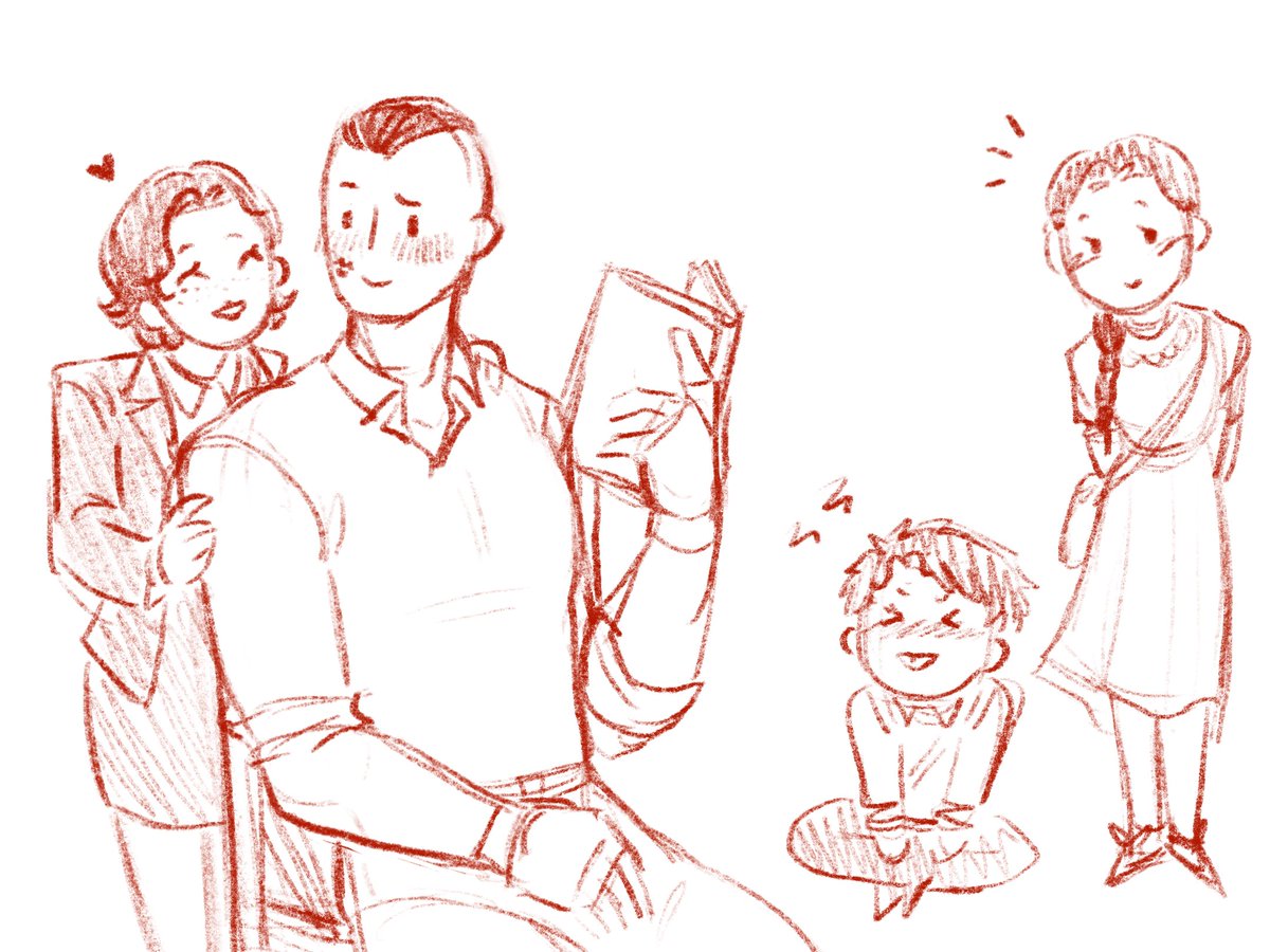 beyond_words2's tweet photo. EddieCharlie and their sweet children.

 - Oc x Canon 
-outlast
-Au https://t.co/p7tsWd685M