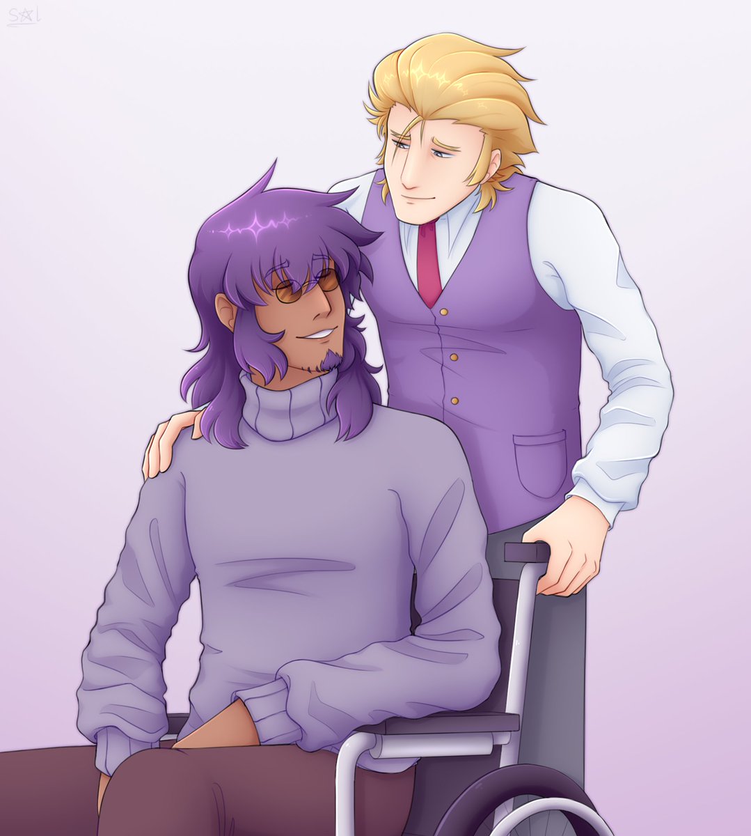 stupid_sal's tweet photo. Disabled Ren AU

It's obviously heavily inspired by Dr.Mummy. I like the idea of ​​Ren potentially being a wheelchair user. The AU itself takes place during the Innovators arc. Like what if Kaidou decided to assassinate the Seekers and Ren became a victim?

#danballsenki
#takuren https://t.co/SWkvt0F7f7