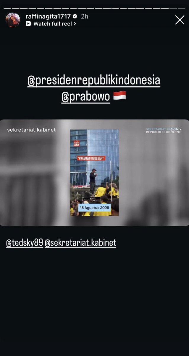 LambeSahamjja's tweet photo. ini tuh tugas raffi ahmad jadi utusan khusus di pemerintahan followers 75 jt https://t.co/VkEF1o25J4