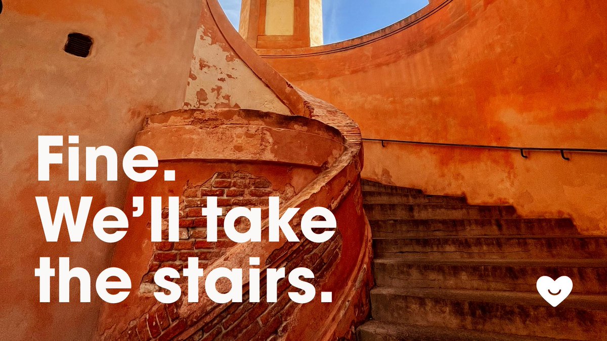 morepositiv's tweet photo. New research found that people who regularly took the stairs had a lower risk of heart attack, stroke, and heart failure.

Even small amounts were associated with better health.

Get more #GoodNews like this at https://t.co/404Is6IKKU
#FindYourPositiv #MorePositiv https://t.co/A0rQZXNSEk