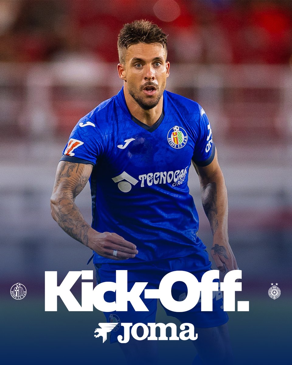GetafeCF's tweet photo. ✨ Vuelven las 𝒏𝒐𝒄𝒉𝒆𝒔 𝒆𝒖𝒓𝒐𝒑𝒆𝒂𝒔 al Coli 🏟️

▶️⚽ ¡Arranca el partido en Getafe! 

📺 Síguelo en directo aquí.

#GetafePartizan | #InicioGTF