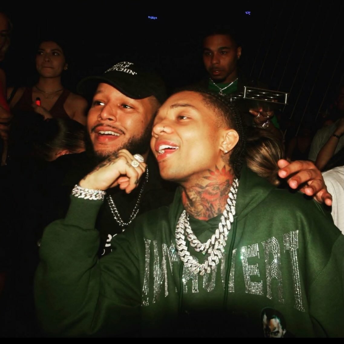 AaronCspogson's tweet photo. My boy @swaelee when we pull up on the same vibes  always shows love #miami #freshandfit #producer #swaelee https://t.co/Y2BpkV7h9b