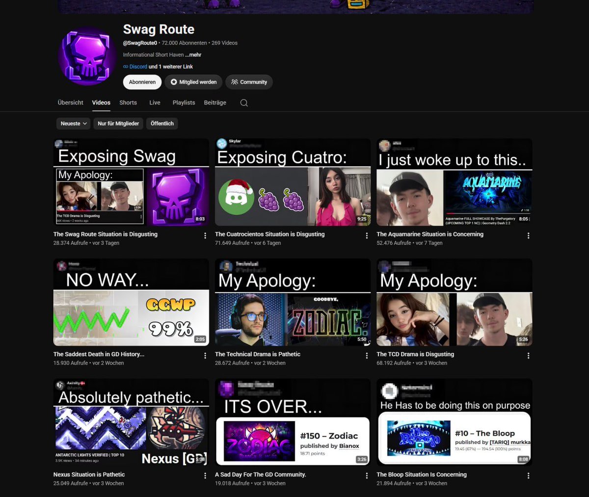 Toadeeasi's tweet photo. These GD news slop channels are one of the worst things to happen to this community. https://t.co/G32Cp4DaSY