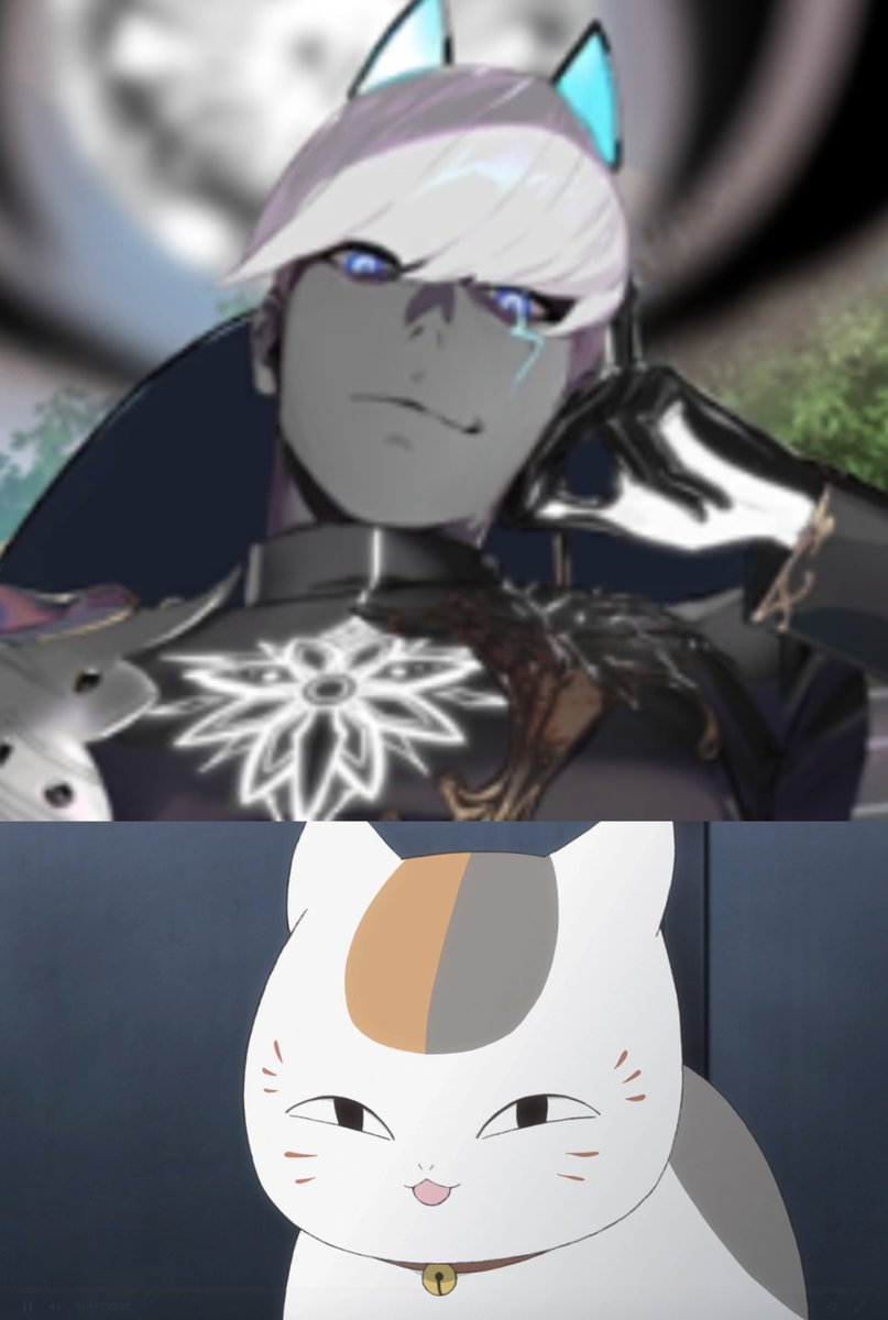 carlikun's tweet photo. A character that's 

- haughty
- loves to drink alcohol 
- has godly powers 
- uses lightning attacks
- has cat ears
- voiced by Inoue Kazuhiko 

Is it Lord Indra or is it Nyanko-sensei? 😂😂 https://t.co/lPy85BtpYI