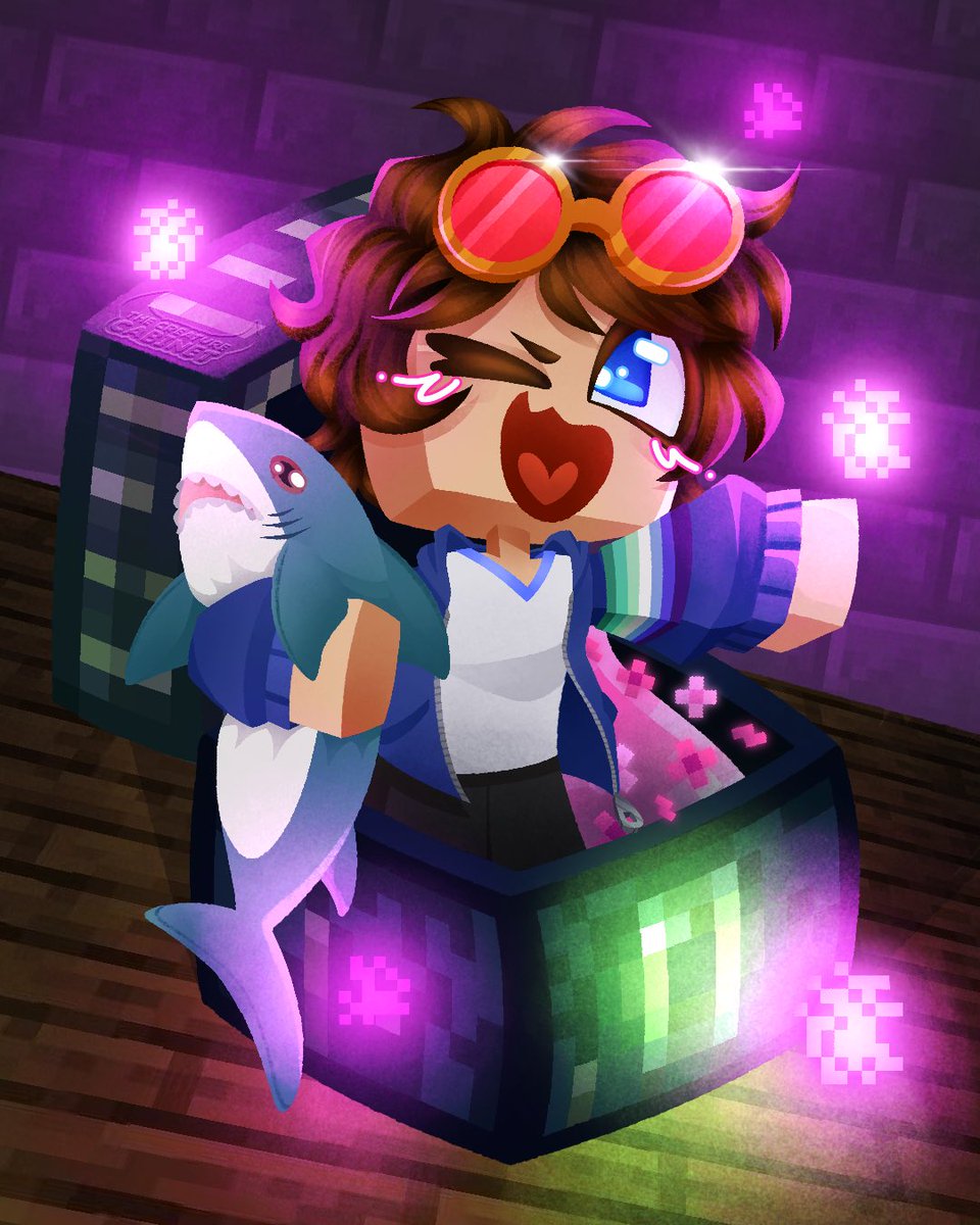 CritCollects's tweet photo. They loved ittt UvU #minecraft #digitalart #digitalartist #originalcharacter https://t.co/aIfPkwG6Aw
