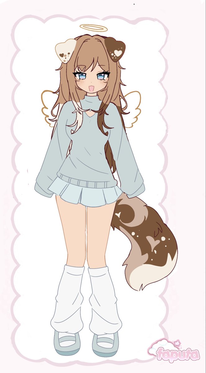 RiiRiiPup's tweet photo. I just relized I never put the original design/adopt by @kouupie https://t.co/PnNwrslnoM