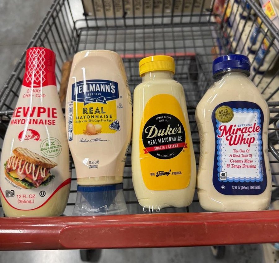 FoodPleaser's tweet photo. In all honesty, which mayonnaise is the best? ⚪️ https://t.co/nYbJRQAM3K