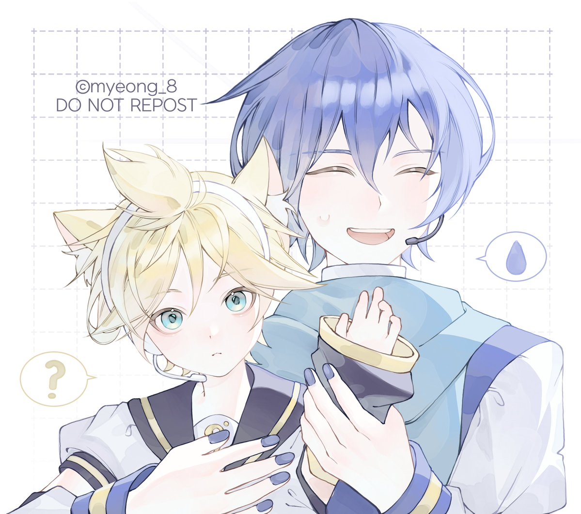 myeong_8's tweet photo. #KAITO #鏡音レン https://t.co/FyYZ4sOXNh