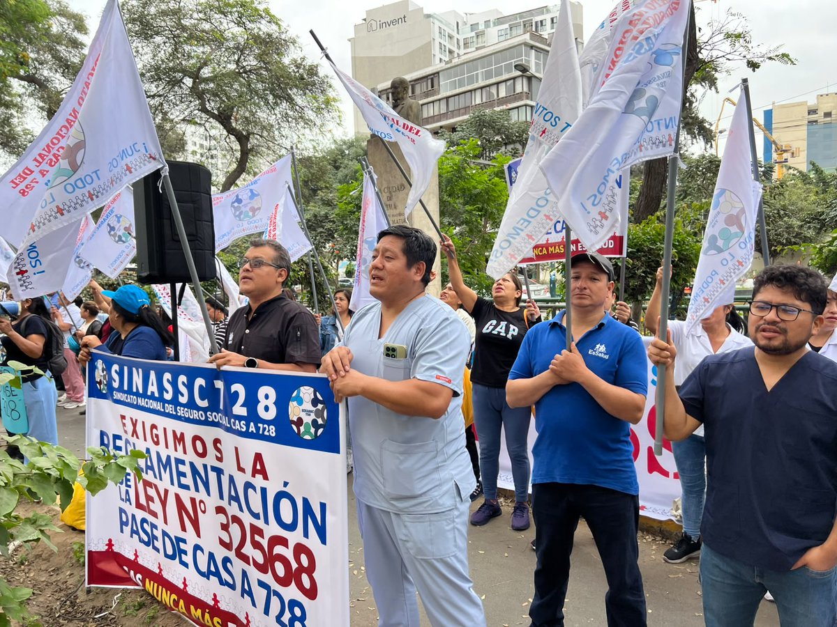 hscyet5's tweet photo. Los Cas Indeterminados de Essalud solicitamos la Reglamentación de la Ley 32568. Mas de 12 mil Familias piden Justicia Social
@EsSaludPeru
@MTPE_Peru
@JuanSheput
@mikitorresfp
@OscarReto62
@AnaliMarquezH
@HarveyColchado
@sinassc728
#ImplementaLey32568 #CasNuncaMas https://t.co/aRLvuqJIMu