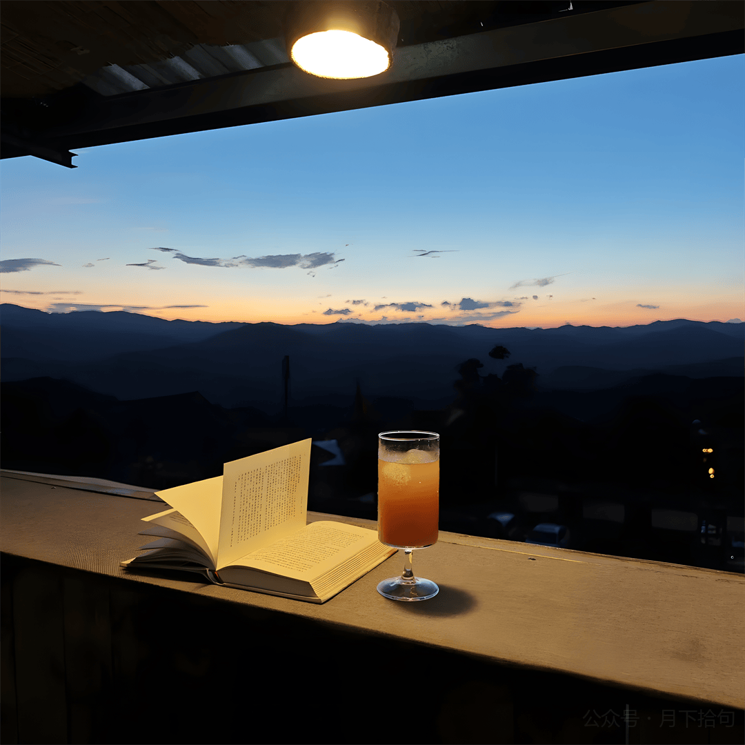 _mp4959's tweet photo. Just sat on the balcony with cold tea and watched the sunset fade slowly—my chest feels soft and full, like holding a warm tiny thing. https://t.co/ujKNkW8EzM