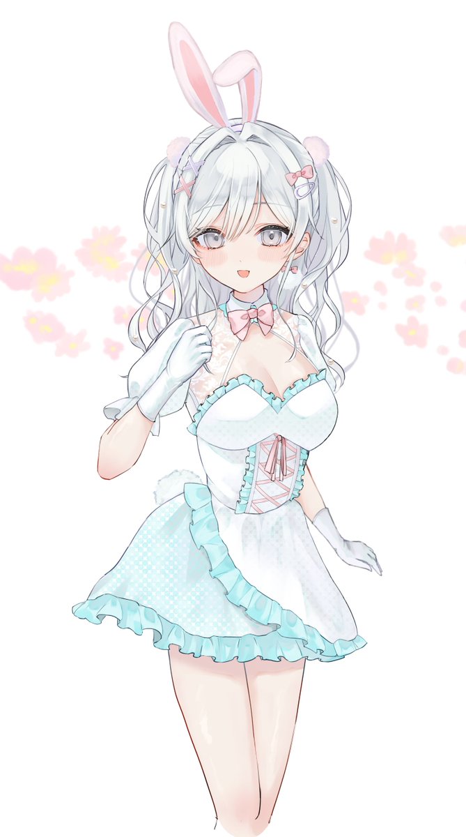 Momoshiro1108's tweet photo. おはよ♡
今日はバニーの日だって🐰💓
うさちゃんないとははどうですか？ https://t.co/a7yTBjDWds